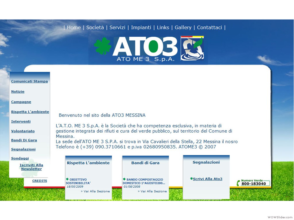 ato3 - sito istituzionale e portale utenza