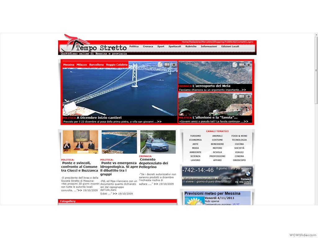 tempostretto - testata giornalistica e portale